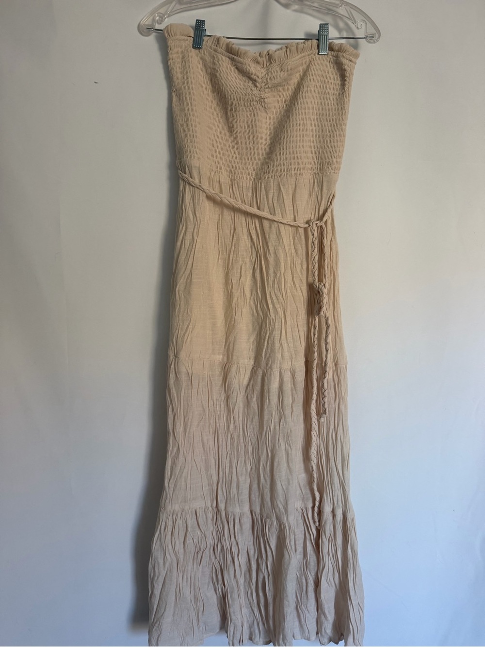 Boohoo Shimmery Gold Satin Top